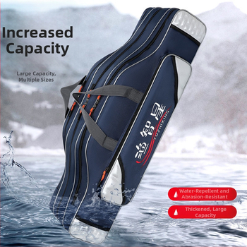 Žvejybos meškerės krepšys – PVC medžiaga, Nėra atsparus vandeniui, Įrangai ir masaloms laikyti