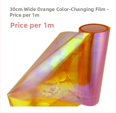 Automobilių žibintų plėvelė | Skaidri keičiamo spalvos plėvelė su chameleono efektu | Medžiaga: Kita; Montavimas: Lipninis tipas; Modelis: Kaip nuotraukoje