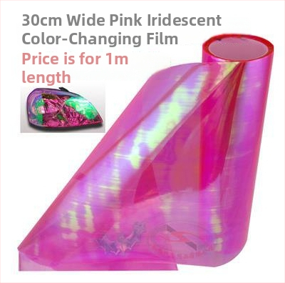 Automobilių žibintų plėvelė | Skaidri keičiamo spalvos plėvelė su chameleono efektu | Medžiaga: Kita; Montavimas: Lipninis tipas; Modelis: Kaip nuotraukoje