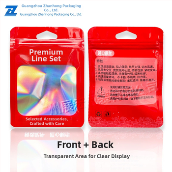 Žvejybos kabliuko įpakavimo maišelis, skaidrus ZIP maišelis, 3 cm užsegimas, naujas materialas, kilmė Guangzhou