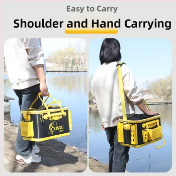 EVA dėžė gyviems žuvims jūrinei žvejybai, atspari vandeniui, su masalu ir linijos tvirtinimu