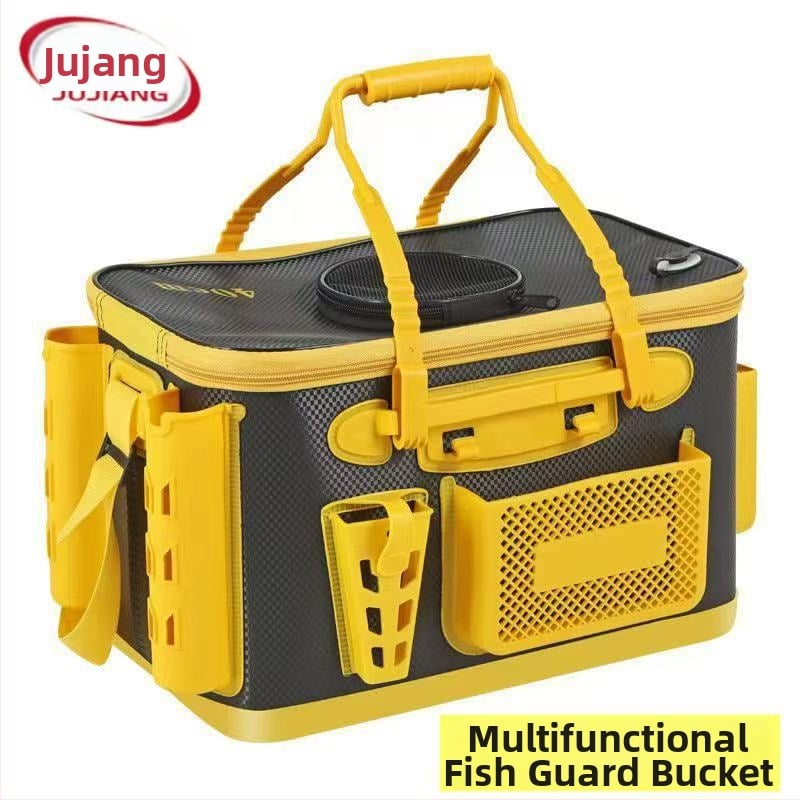 Κάδος EVA για ζωντανά ψάρια στο ψάρεμα, αδιάβροχος, με θέσεις για δόλωμα και γραμμή