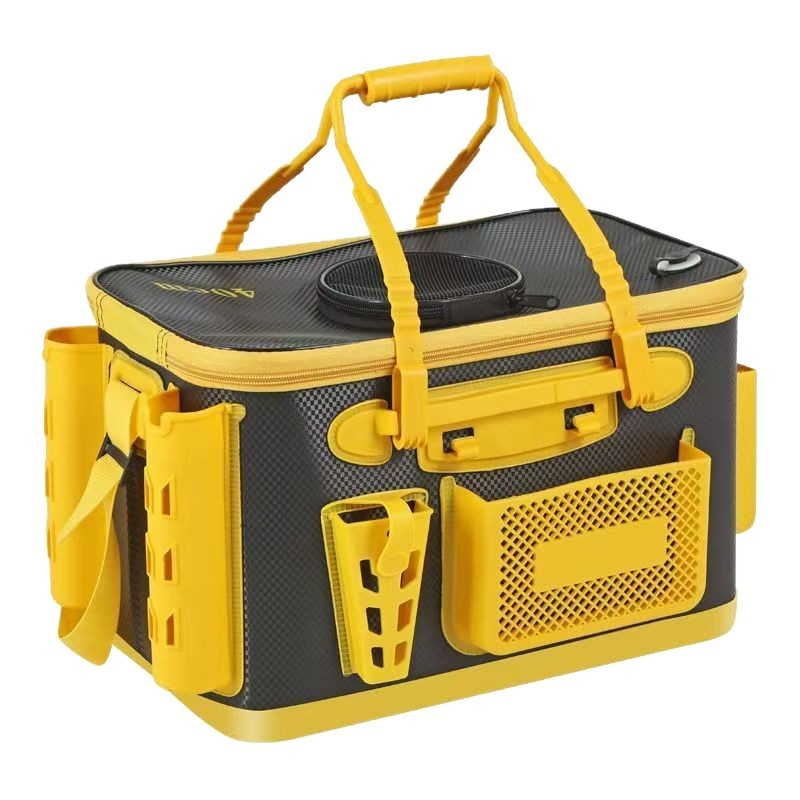 Κάδος EVA για ζωντανά ψάρια στο ψάρεμα, αδιάβροχος, με θέσεις για δόλωμα και γραμμή