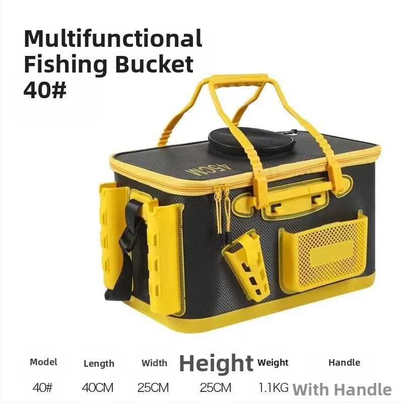 EVA dėžė gyviems žuvims jūrinei žvejybai, atspari vandeniui, su masalu ir linijos tvirtinimu