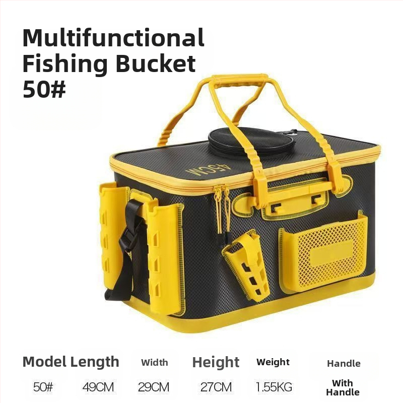 EVA dėžė gyviems žuvims jūrinei žvejybai, atspari vandeniui, su masalu ir linijos tvirtinimu