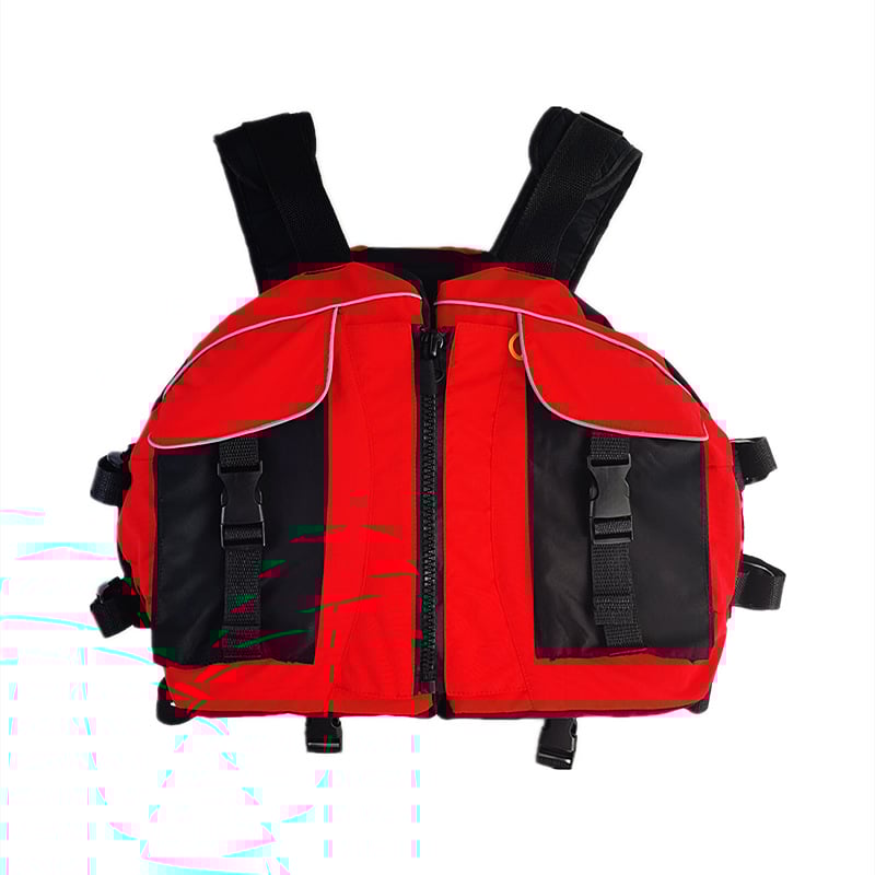 Garity zvejas dzīves vestes no neilona Oxford auduma ar perlīna kokvilnas pildījumu, 2 kabatas