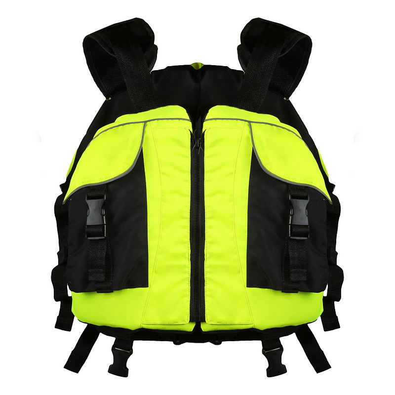 Garity zvejas dzīves vestes no neilona Oxford auduma ar perlīna kokvilnas pildījumu, 2 kabatas