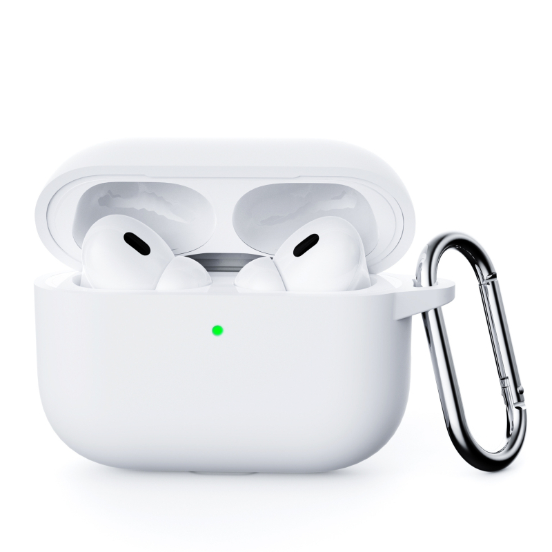 AirPods Pro 3 силиконов унибоди калъф – мек корпус, 2 мм дебелина