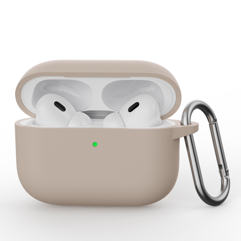 AirPods Pro 3 силиконов унибоди калъф – мек корпус, 2 мм дебелина