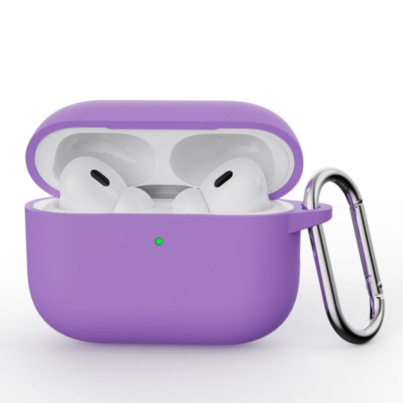 AirPods Pro 3 силиконов унибоди калъф – мек корпус, 2 мм дебелина