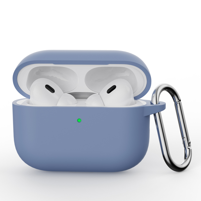 AirPods Pro 3 силиконов унибоди калъф – мек корпус, 2 мм дебелина