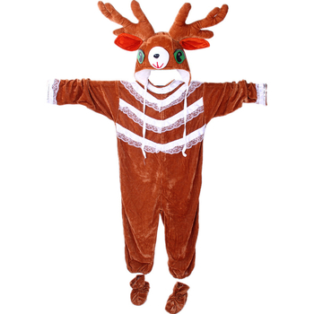 Bērnu izpildes kostīms ar dzīvnieku motīvu — poliesteru audums, velvudas efekts, maiga apdare, drošības klase B, piemērots bērniem virs 8 gadiem