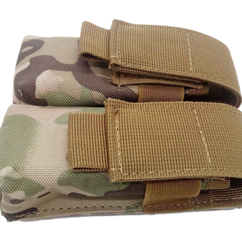 Тактическа чанта за списания за открито, двойно отделение, EDC инструментална чанта, полиестер