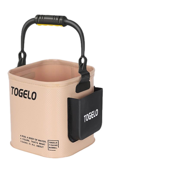 Сгъваема преносима кофа за живи риби за риболов на открито – EVA материал, ръчен воден съд за пренасяне