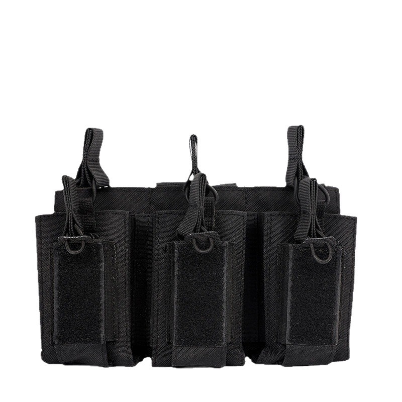 Pungă accesorii pentru vestă tactică MOLLE - Material Oxford, Model geometric, Unisex, Extensibilă, Reducere a încărcării