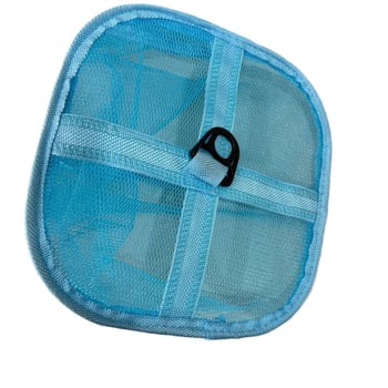Kokkupandav nailonist kalastusvõrk-kott tiheda ruudustikuga, kiire kuivatamine