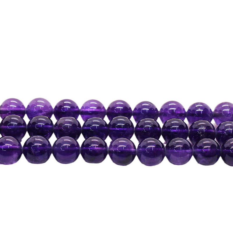 Ametistne slobodne perle, polirane, okrugle, Binxin Jewelry, podrijetlo Yiwu