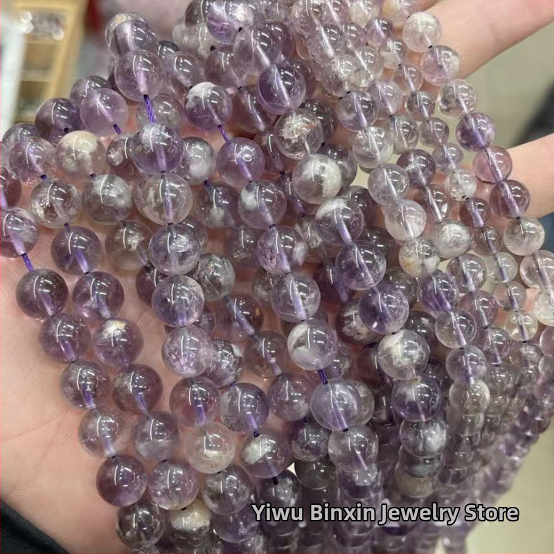 Ametistne slobodne perle, polirane, okrugle, Binxin Jewelry, podrijetlo Yiwu