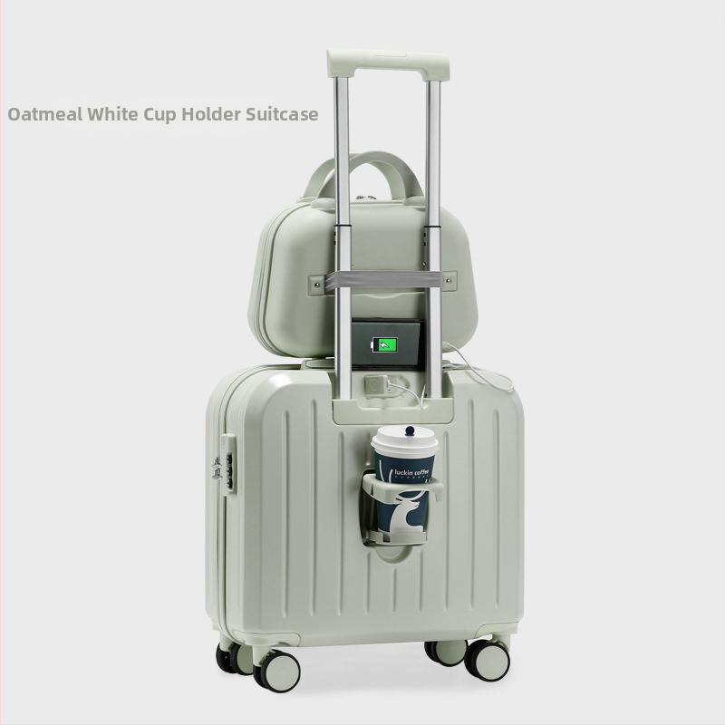 Kabinjā rokas bagāžas koferis; PVC korpuss; rāvējslēdzēja atvērums; USB ports; pretzādzība; modelis 716