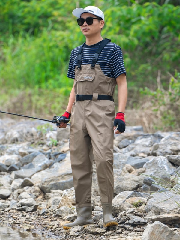 Παντελόνια βαδίσματος για ψάρεμα – ultra-light, ανθεκτικά, αδιάβροχα, πλήρους κάλυψης, unisex, χειμερινή χρήση