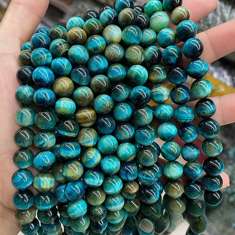Prirodne Tiger Eye perle za nakit, okrugle 6 mm, slobodne perle za polugotove narukvice