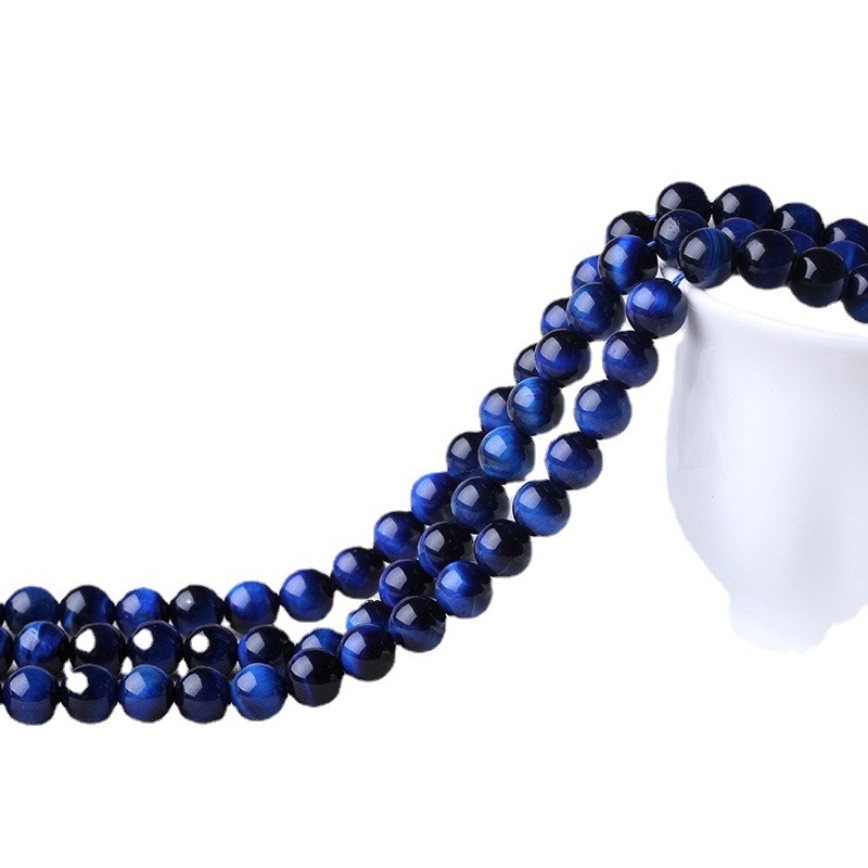 Prirodne Tiger Eye perle za nakit, okrugle 6 mm, slobodne perle za polugotove narukvice