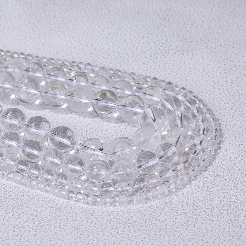 Kristalne perle za narukvicu – slobodne perle, prirodni stil, totem uzorak, obojena površina