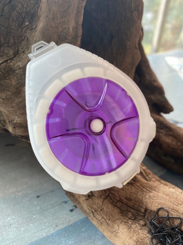 Ordinary Road PC cutie de depozitare pentru linia de pescuit, cu tăietor rapid pentru linie și funcție anti-revers