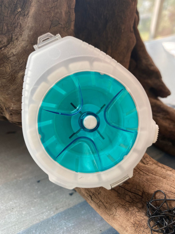 Ordinary Road PC cutie de depozitare pentru linia de pescuit, cu tăietor rapid pentru linie și funcție anti-revers