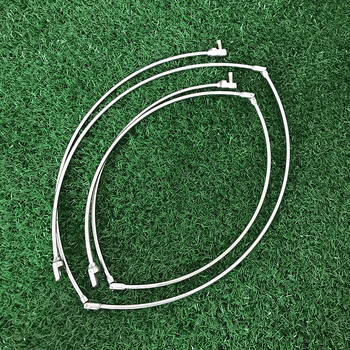 Inel de plasă de pescuit din oțel inoxidabil, cu interfață universală, pliabil și întărit