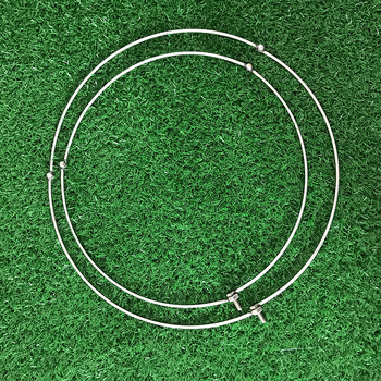 Inel de plasă de pescuit din oțel inoxidabil, cu interfață universală, pliabil și întărit