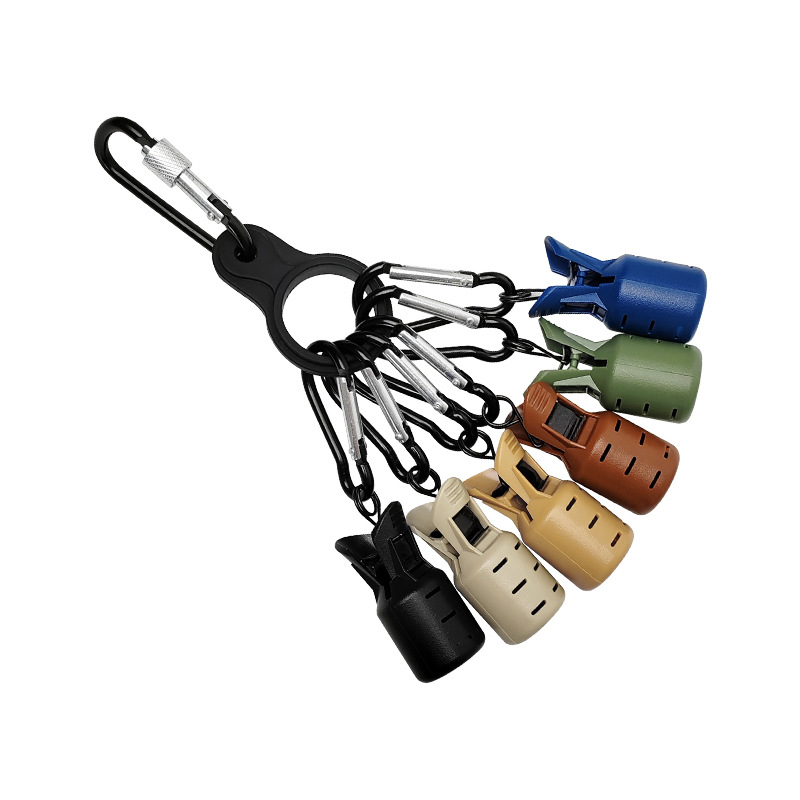 Capac protectie pentru carabinier cu șurub pentru cârlig de creveți din lemn, accesorii pescuit anti-zgârieturi, brand Ailuya, material ABS