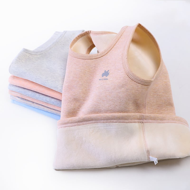 Bērnu ziemas veste bez piedurknēm ar flīsa iekšējo odere, universāla, apaļš kakls, kokvilnas maisījums 55%, piemērota 8+ gadu vecumiem.