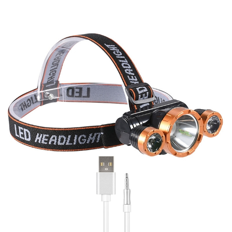 LED челна лампа, презареждаема литиева батерия, два режима, водоустойчива, обхват до 100 м