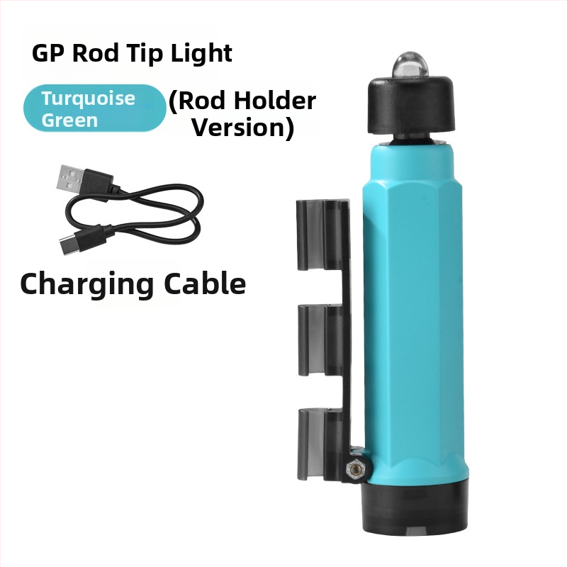 Plostui skirta žvejybos šviesa - įkraunama LED, plastikinė konstrukcija, veikimo spindulys iki 50 m