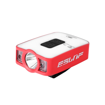 LED челна лампа за къмпинг с клип за шапка, водоустойчива, презареждаща се, лъч 150 м, време на осветление 8–65 ч