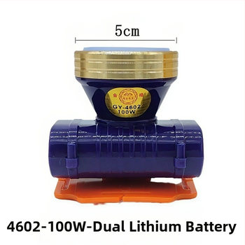 LED челник за къмпинг, 100W водоустойчив, презареждаем, 2200mAh батерия, обхват 100–200 м