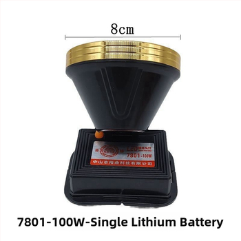 LED челник за къмпинг, 100W водоустойчив, презареждаем, 2200mAh батерия, обхват 100–200 м