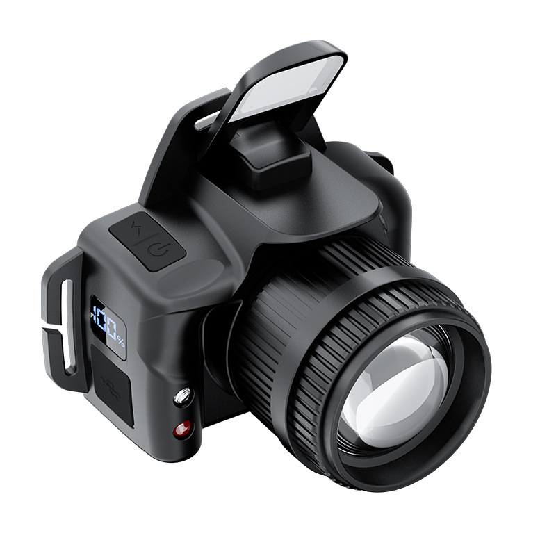 LED κεφαλοφακος U8 για υπαίθριες εξορμήσεις — επαναφορτιζόμενος, δέσμη 300 μ+, αυτονομία 6–7 ωρών