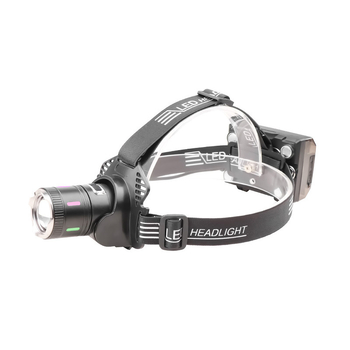 Punjiva LED čelna lampa s aluminijskim tijelom, 10W, 18650 baterija, USB punjenje, domet najmanje 500 m