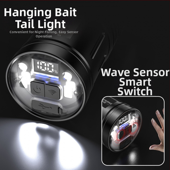 Camper Naktinės žvejybos lemputė – Įkraunama, Įkroviklis įtrauktas