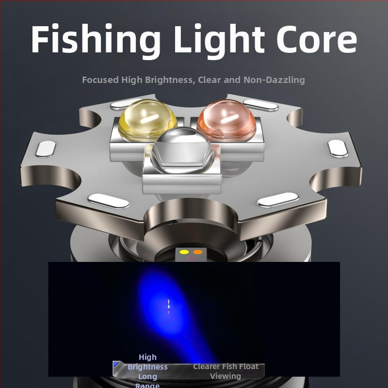 Camper Naktinės žvejybos lemputė – Įkraunama, Įkroviklis įtrauktas