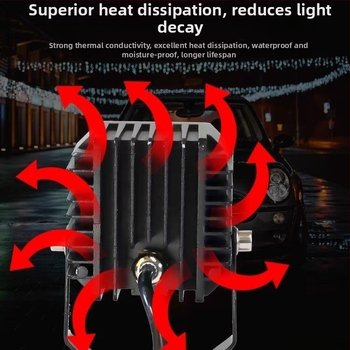 Nočná rybárska lampa s laserom – Vysoký výkon, batériové napájanie, laserový zdroj svetla