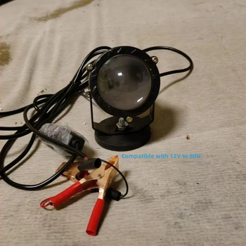 Nočná rybárska lampa s laserom – Vysoký výkon, batériové napájanie, laserový zdroj svetla