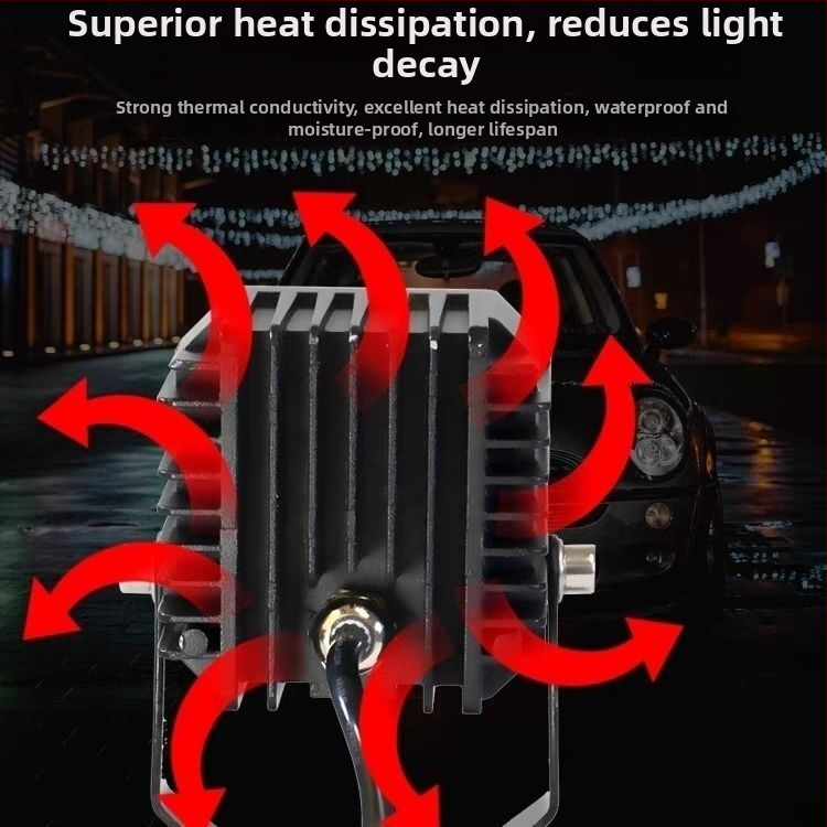 Nočná rybárska lampa s laserom – Vysoký výkon, batériové napájanie, laserový zdroj svetla