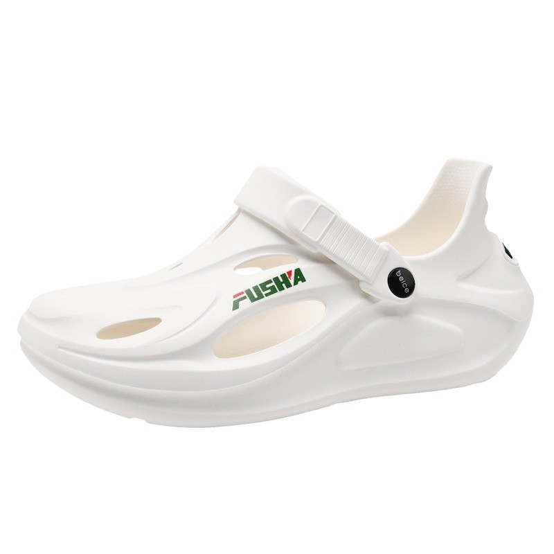 Beihan Платформени EVA сандали за мъже – дишащи, антихлъзгащи, плажни водни обувки, стил Баотоу