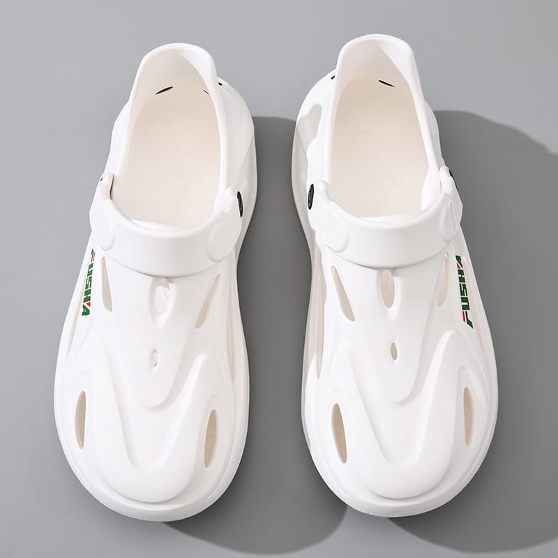 Beihan Платформени EVA сандали за мъже – дишащи, антихлъзгащи, плажни водни обувки, стил Баотоу