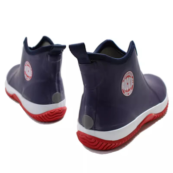 Мъжки PU дъждовни обувки до глезена, за възраст 18–40 г.