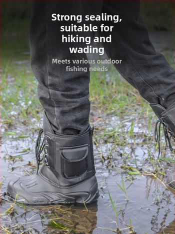 Makšķerēšanas kurpes EVA, neslīdošas, ūdensnecaurlaidīgas, ledus makšķerēšanai, ziemas zābaki (Materiāls: EVA; Neslīdošas; Ūdensnecaurlaidīgas; Ledus makšķerēšanai; Ziemas zābaki)