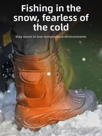 Makšķerēšanas kurpes EVA, neslīdošas, ūdensnecaurlaidīgas, ledus makšķerēšanai, ziemas zābaki (Materiāls: EVA; Neslīdošas; Ūdensnecaurlaidīgas; Ledus makšķerēšanai; Ziemas zābaki)